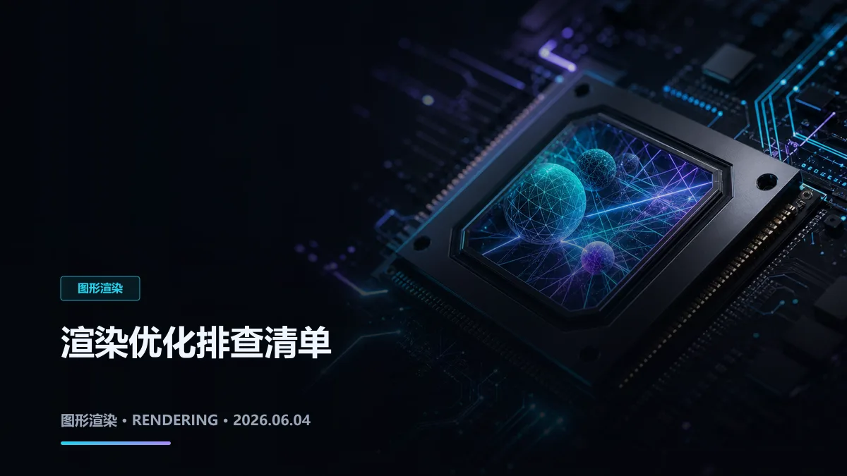 渲染优化排查清单 封面